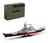 DUANT USS Missouri (BB-63) Clamping Building Blocks Technology, the Third Ship of the Iowa Class of the US Navy, is a collector's item and a popular gift for military enthusiasts and adults (39071)