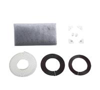 Duanthry Adjustable Magnetic Window Screen 39" X 59" DIY Fiberglass Mesh Window Screens for House Window