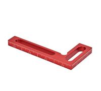 Duanthry Aluminum Alloy Square Ruler Height Ruler 90 Degree Square Ruler Woodworking Measuring Tools Marking Ruler A.