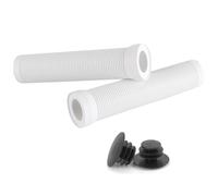 Duanthry Bike Grips 22mm Road Bicycle Grip Anti-Slip Shock-Absorbing Handlebar Grip Bar End Plug Bike Part White