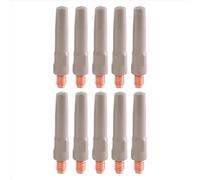 Duanthry Bulk 10pcs 45MM MIG Welding Torch Tips, Temperature Coated Contact for 200A 500A CO2 Welder Accessories