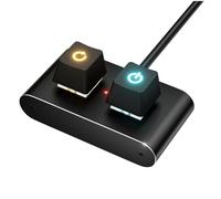 Duanthry Desktop Computer Power Switch Extension Cable for PC Motherboard External On/Off Button with Adapter