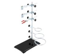 Duanthry Lab Support Stand Set with Iron Clamp Holder, Flask Clamp, Condenser Stand, Laboratory Grade Metalware Set