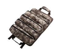 Duanthry Tool Roll Tool Organizer Carrier Bag Multi Pocket Electrician Hanging Motorcycle Jungle Color