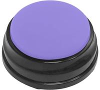 DUANxiaoyanK Dog Recording Interactive Toy,Recordable Sound Button,Pet Training Buzzer,30 Second Record & Playback,For Pet,Kids (Purple)
