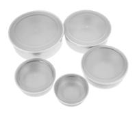 DUANxiaoyanK Mixing Bowls Set of 5, Stainless Steel Preservation Bowls with Lids, for Baking, Cooking, Prepping, Food Storage