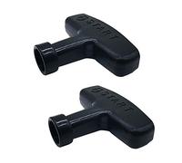 DUANXY 2 pcs Gasoline Engine Starter Handle Grip, Recoil Starter Pull Handle for Lawn Mower, Generator, Chainsaw