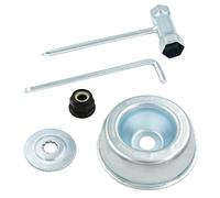 DUANXY Blade Adapter Attachment Maintenance Kit for Stihl FS55 FS56 FS70R FS80 FS85 FS90 FS110 FS120 FS130(Thrust Washer, Rider Plate, Collar Nut, Wrench)