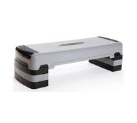 DUAS Aerobic Stepper 68cm 78cm 90cm Gym Yoga Exercise Board with 3 4 5 Adjustable Height Levels Ideal for Home Workouts Step Training Cardio and Fitness Suitable for All Levels and Ages (90 cm)