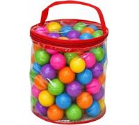 DUAS Table Tennis Balls Pack of 100 & 60, ABS Plastic Ping Pong Balls Mixed Colours for Training Practice Games Party School Indoor Outdoor Play (100Balls with Zipper Bag)