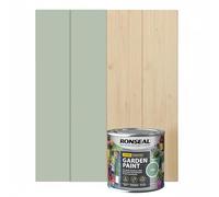 DUAYRA 250ML Garden Paint, Water Based Exterior Paint, UV Damage Mid Sheen Weather Resistant Paints For Pots, Bricks, Metal, Fast Drying Fence Paints, Resists Cracking (Sage, 250 M L)