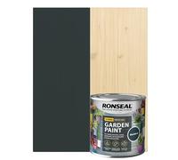 DUAYRA 250ML Garden Paint, Water Based Exterior Paint, UV Damage Mid Sheen Weather Resistant Paints For Pots, Bricks, Metal, Fast Drying Fence Paints, Resists Cracking (Blackbird, 250 M L)