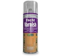 DUAYRA Clear Varnish Spray Cans | Long Lasting Professional Finish | All Purpose Paints | Tough Durable Quick Drying | Yacht, Matt, Gloss | Interior Exterior Aerosol Can | Easy To Apply (Yacht, 400ml)