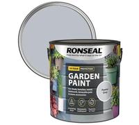 DUAYRA Garden Paint 2.5L | Quick Drying Outdoor Paints | All Purpose Long Lasting | Multicolor Water Based | Water Resistant Weatherproof Matt Finish | For Brickwork, Metal, Wood (Pewter Grey)
