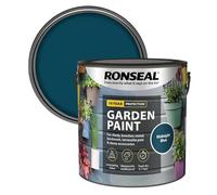 DUAYRA Garden Paint 2.5L | Quick Drying Outdoor Paints | All Purpose Long Lasting | Multicolor Water Based | Water Resistant Weatherproof Matt Finish | For Brickwork, Metal, Wood (Midnight Blue)