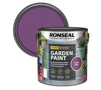 DUAYRA Garden Paint 2.5L | Quick Drying Outdoor Paints | All Purpose Long Lasting | Multicolor Water Based | Water Resistant Weatherproof Matt Finish | For Brickwork, Metal, Wood (Purple Berry)