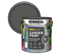 DUAYRA Garden Paint 2.5L | Quick Drying Outdoor Paints | All Purpose Long Lasting | Multicolor Water Based | Water Resistant Weatherproof Matt Finish | For Brickwork, Metal, Wood (Charcoal Grey)