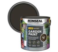 DUAYRA Garden Paint 2.5L | Quick Drying Outdoor Paints | All Purpose Long Lasting | Multicolor Water Based | Water Resistant Weatherproof Matt Finish | For Brickwork, Metal, Wood (English Oak)