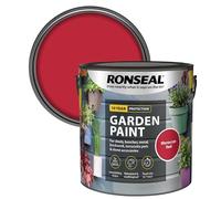 DUAYRA Garden Paint 2.5L | Quick Drying Outdoor Paints | All Purpose Long Lasting | Multicolor Water Based | Water Resistant Weatherproof Matt Finish | For Brickwork, Metal, Wood (Moroccan Red)