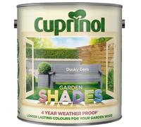 DUAYRA Garden Shades Paint | Quick Drying Water Based | For Garden Fence, Shades, Benches, Terracotta, Brick, Stone | Exterior Wood Furniture | Long Lasting (Dusky Gem, 2.5 Liters)