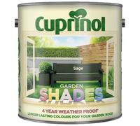 DUAYRA Garden Shades Paint | Quick Drying Water Based | For Garden Fence, Shades, Benches, Terracotta, Brick, Stone | Exterior Wood Furniture | Long Lasting (Sage, 2.5 Liters)