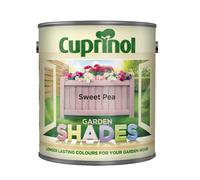 DUAYRA Garden Shades Paint | Quick Drying Water Based | For Garden Fence, Shades, Benches, Terracotta, Brick, Stone | Exterior Wood Furniture | Long Lasting (Sweet Pea, 2.5 Liters)