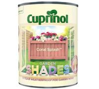 DUAYRA Garden Shades Paint | Quick Drying Water Based | For Garden Fence, Shades, Benches, Terracotta, Brick, Stone | Exterior Wood Furniture | Long Lasting (Coral Splash, 2.5 Liters)