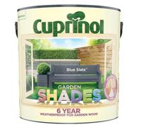 DUAYRA Garden Shades Paint | Quick Drying Water Based | For Garden Fence, Shades, Benches, Terracotta, Brick, Stone | Exterior Wood Furniture | Long Lasting (Blue Slate, 1 Liter)
