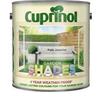 DUAYRA Garden Shades Paint | Quick Drying Water Based | For Garden Fence, Shades, Benches, Terracotta, Brick, Stone | Exterior Wood Furniture | Long Lasting (Pale Jasmine, 2.5 Liters)