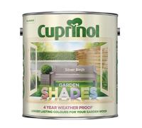 DUAYRA Garden Shades Paint | Quick Drying Water Based | For Garden Fence, Shades, Benches, Terracotta, Brick, Stone | Exterior Wood Furniture | Long Lasting (Silver Birch, 1 Liter)