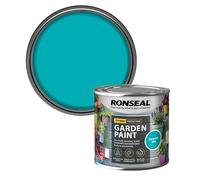 DUAYRA Garden Wood Paint 250ML | Outdoor Furniture Paints | Multi-Surface Waterproof Weather Resistant | Quick Drying Formula | For Benches, Terracotta Pots, Brickwork, Stones | (Summer Sky)