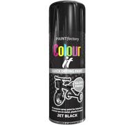 DUAYRA Jet Black Gloss Spray Paint 400ml | Quick Drying Effect | Hard Wearing Multipurpose Paints | Long Lasting Crack Resistant | All Purpose Interior Exterior | For Use On Wood, Plastic, Metal | (1)