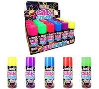 DUAYRA Silly String Party Spray 200ml | Safe & Non Toxic Formula | For Occasions Birthday Parties Celebration Multicolor Cans | Colorful Decorations Crazy Strings Sprays | With Strong Nozzle | (4)
