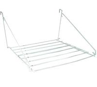 DUAYRA Utility Clothes Airer 7m | Over The Door Drying Rack | Indoor Outdoor Washing Line | Foldable Laundry Hanging Bar | Heavy Duty Horse Rail | Balcony, Window, Door, Caravan Towel Dryer | White