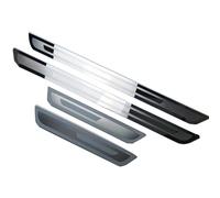 DUAZEP 4 pcs Car Door Sill Stainless Steel Protector Strips for Jaguar XE 2015-2024, Sticker Trim Non Slip Anti Scratch, Car Styling Accessory