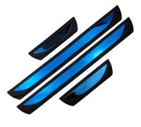 DUAZEP 4 pcs Car Door Sill Stainless Steel Protector Strips for VW T-Roc R-Line 2020-2025, Sticker Trim Non Slip Anti Scratch, Car Styling Accessory