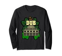 Dub Reggae Long Sleeve T-Shirt, Adult Unisex, Black, Large