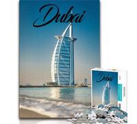 Dubai 1000 Piece Jigsaw Puzzles for Teenagers,Learning Educational Toy for Is Ideal As A Gift for The Whole Family 38x26cm
