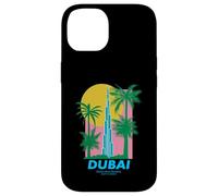 Dubai Burj Khalifa Art Modern Travel Poster UAE Case for iPhone 14