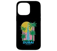 Dubai Burj Khalifa Art Modern Travel Poster UAE Case for iPhone 14 Pro Max
