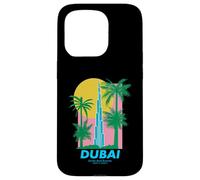 Dubai Burj Khalifa Art Modern Travel Poster UAE Case for iPhone 15 Pro