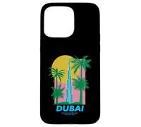 Dubai Burj Khalifa Art Modern Travel Poster UAE Case for iPhone 15 Pro Max