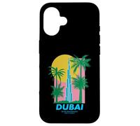 Dubai Burj Khalifa Art Modern Travel Poster UAE Case for iPhone 16