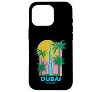 Dubai Burj Khalifa Art Modern Travel Poster UAE Case for iPhone 16 Pro