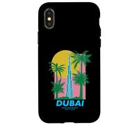 Dubai Burj Khalifa Art Modern Travel Poster UAE Case for iPhone X/XS