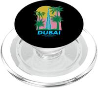 Dubai Burj Khalifa Art Modern Travel Poster UAE PopSockets PopGrip for MagSafe