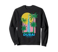 Dubai Burj Khalifa Art Modern Travel Poster UAE Sweatshirt
