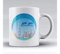 Dubai Burj Khalifa - Personalised 10oz Ceramic Mug