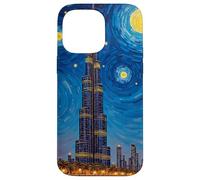 Dubai Burj Khalifa Starry Pop Skyline Case for iPhone 14 Pro Max