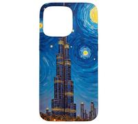 Dubai Burj Khalifa Starry Pop Skyline Case for iPhone 15 Pro Max